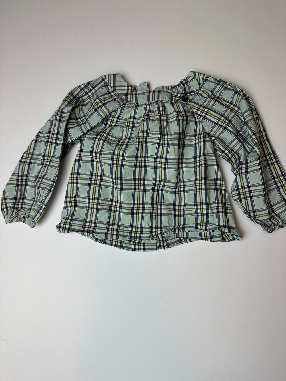 Janie and Jack 2000s Plaid Blouse 3T
